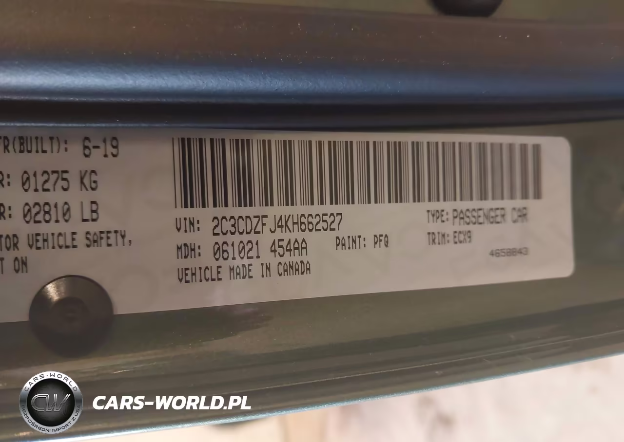 2019 Dodge Challenger R-T Scat Pack VIN:2C3CDZFJ4KH662527 - 9