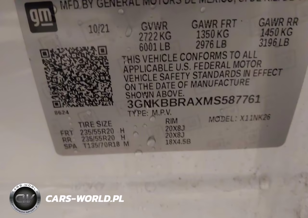 2021 Chevrolet Blazer Fwd 1Lt VIN:3GNKBBRAXMS587761 - 9