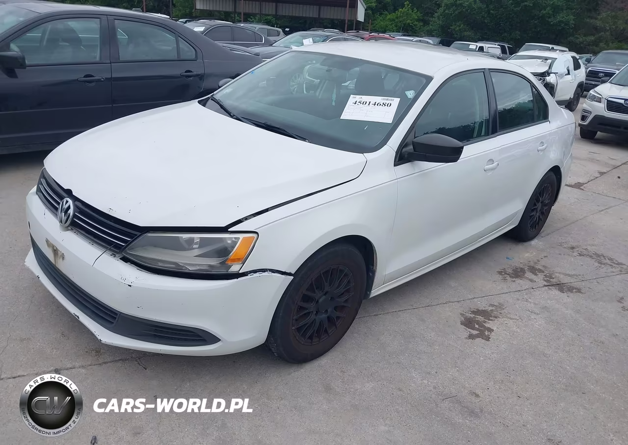 2014 Volkswagen Jetta 2.0L S VIN:3VW2K7AJ9EM301905 - 2