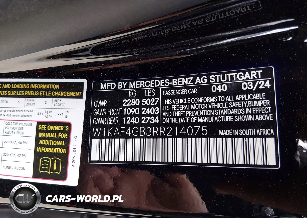 2024 Mercedes-Benz C 300 VIN:W1KAF4GB3RR214075 - 9