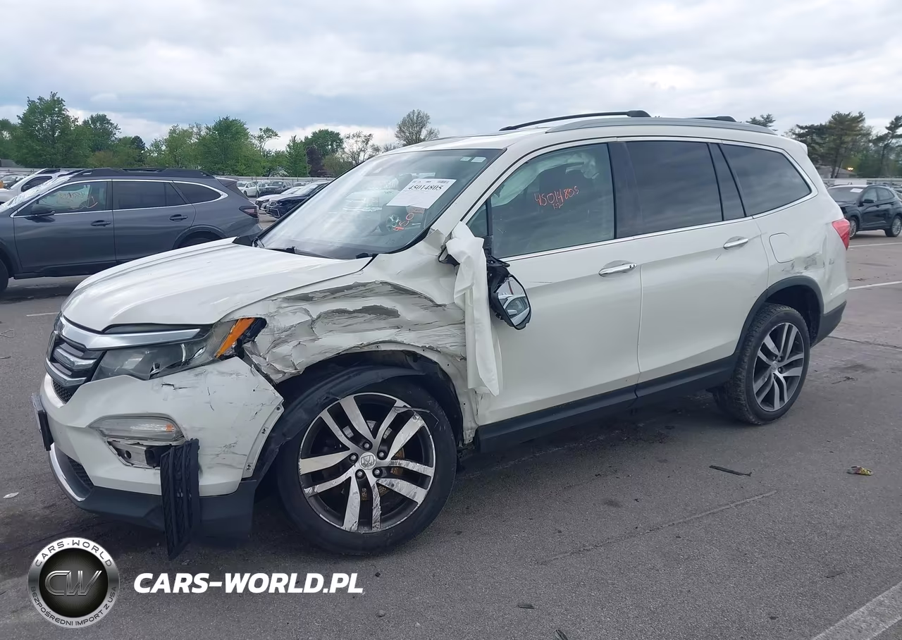 2016 Honda Pilot Touring VIN:5FNYF6H94GB077571 - 2