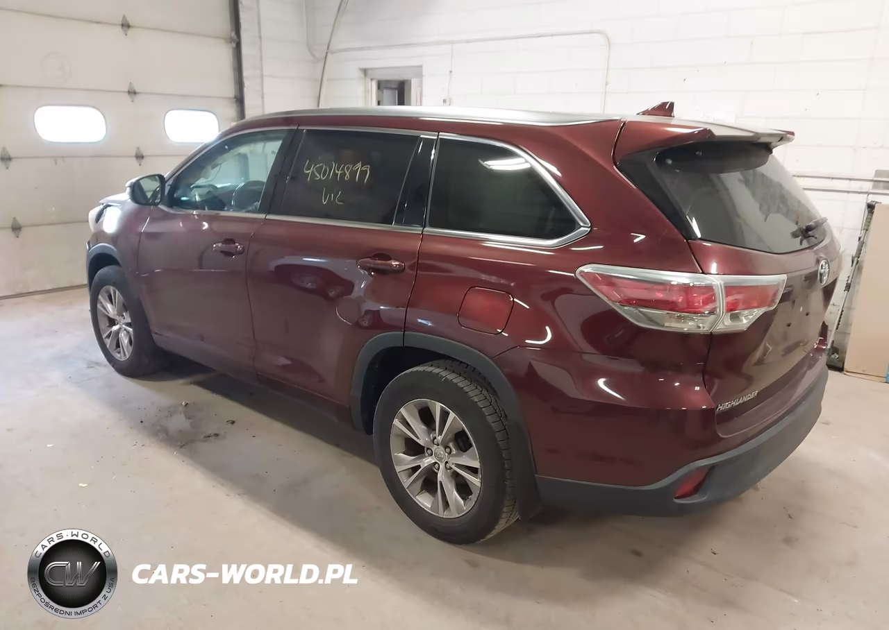 2014 Toyota Highlander Xle V6 VIN:5TDJKRFH6ES014814 - 3