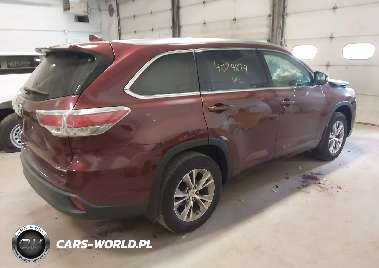 2014 Toyota Highlander Xle V6 VIN:5TDJKRFH6ES014814 - 4