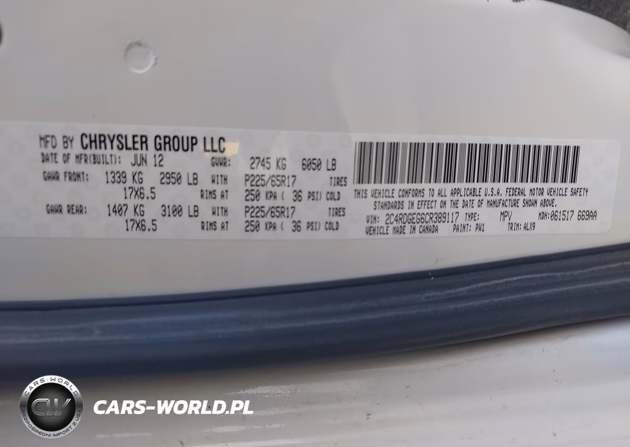 2012 Dodge Grand Caravan R-T VIN:2C4RDGEG6CR389117 - 9