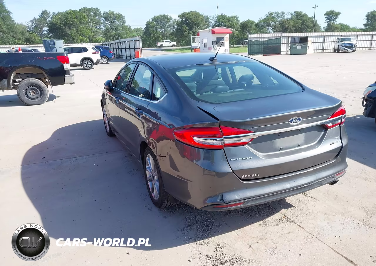 2017 Ford Fusion Hybrid Se VIN:3FA6P0LU8HR374443 - 3