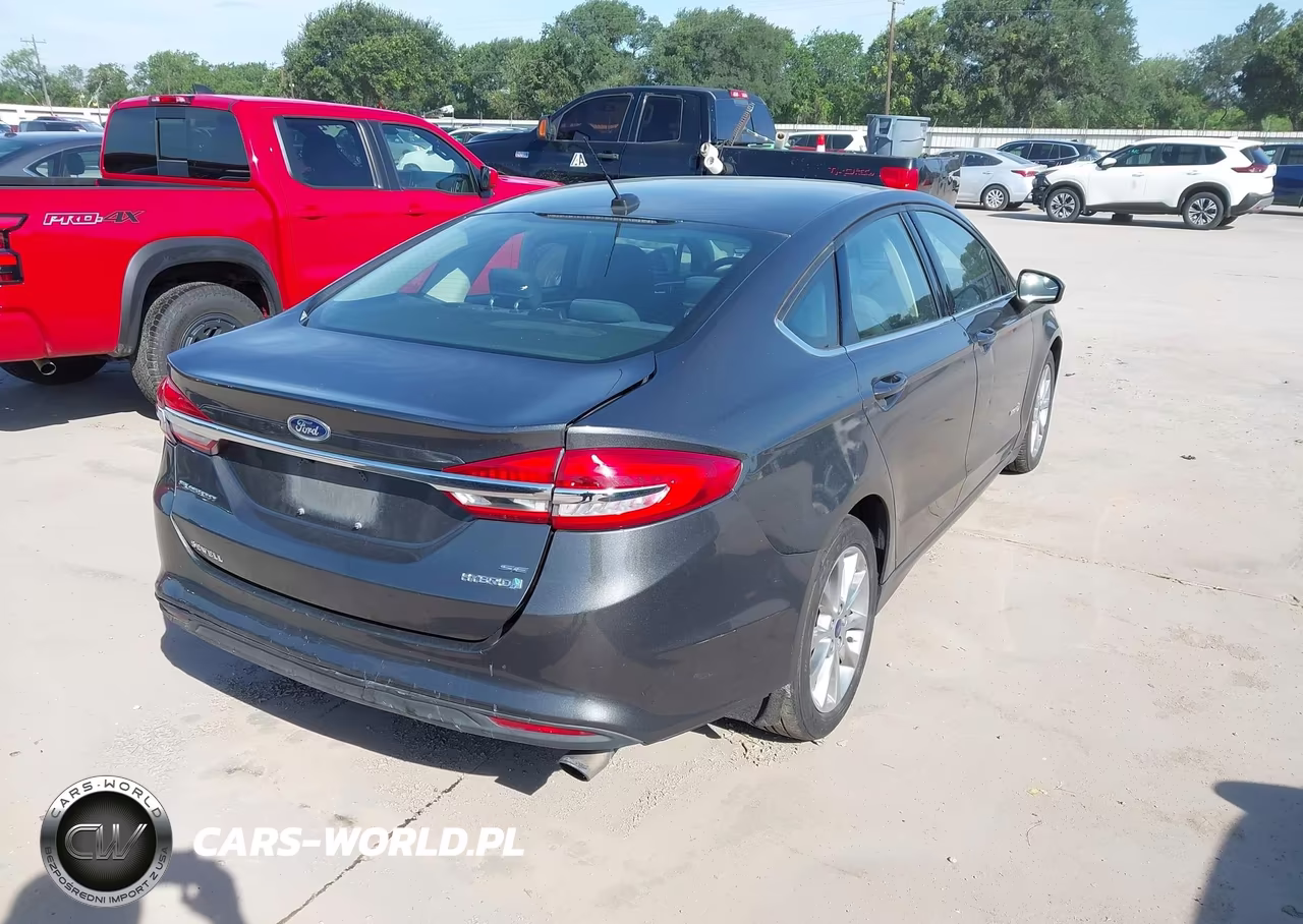 2017 Ford Fusion Hybrid Se VIN:3FA6P0LU8HR374443 - 4