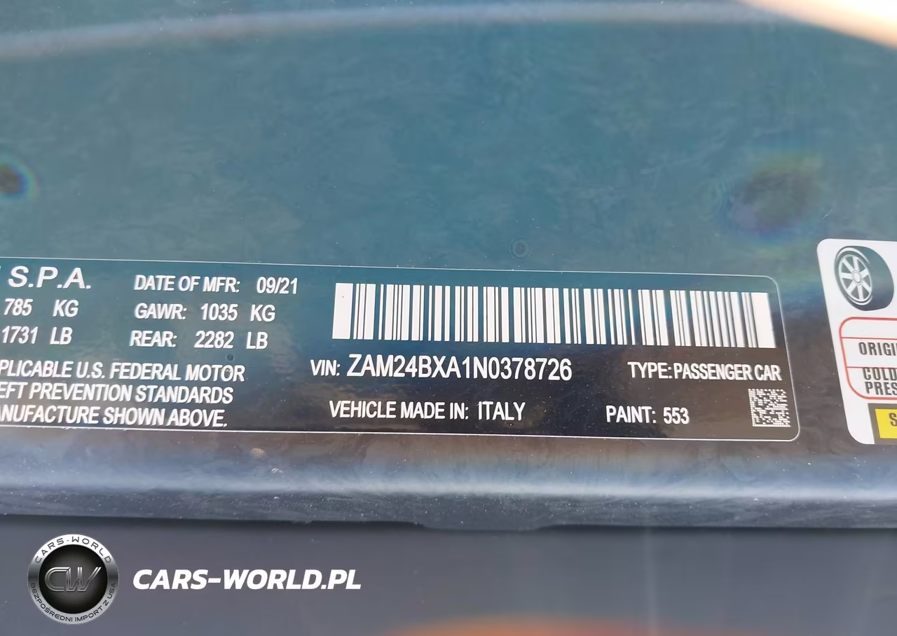 2022 Maserati Mc20 VIN:ZAM24BXA1N0378726 - 9