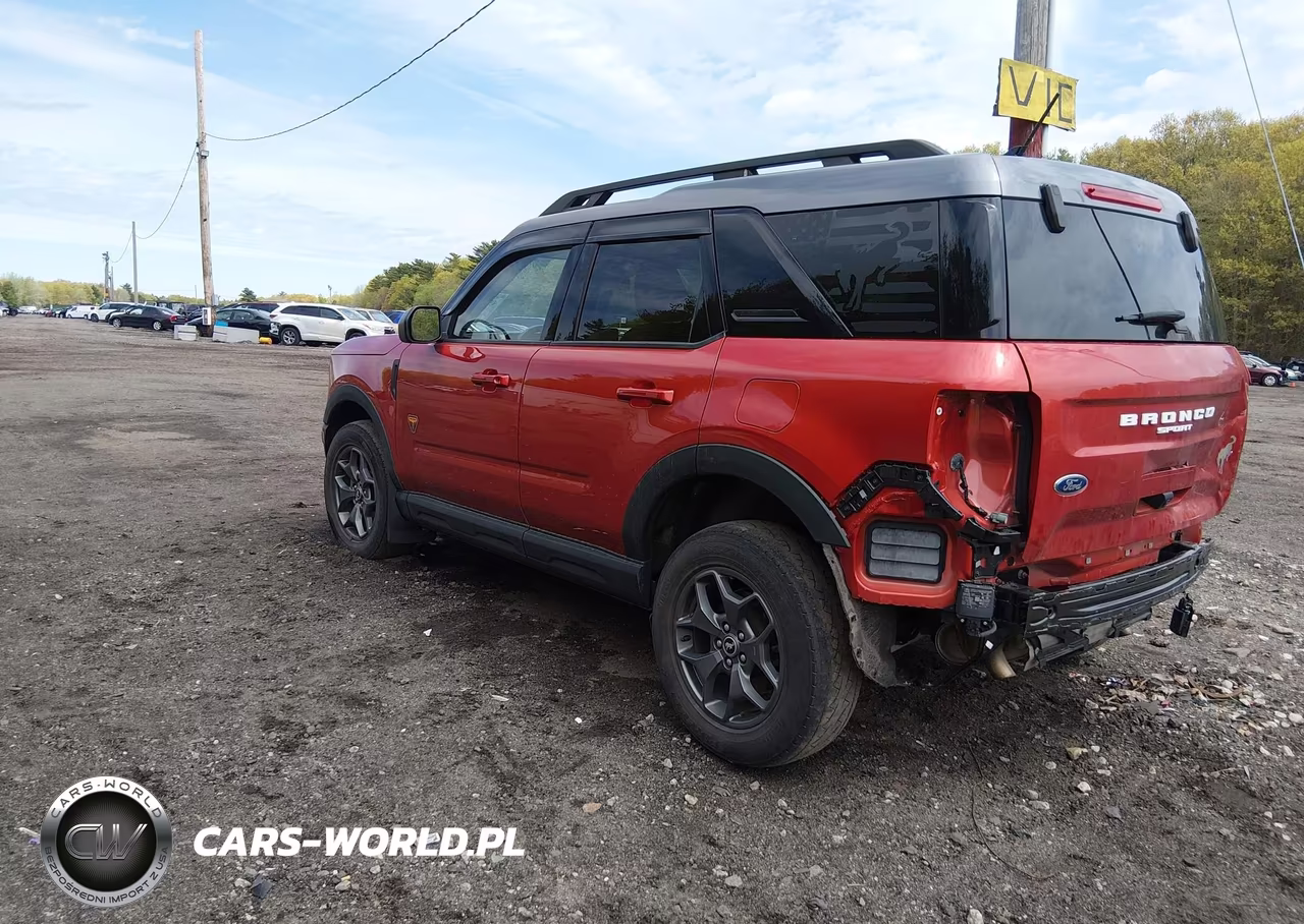 2023 Ford Bronco Sport Badlands VIN:3FMCR9D96PRD60007 - 3