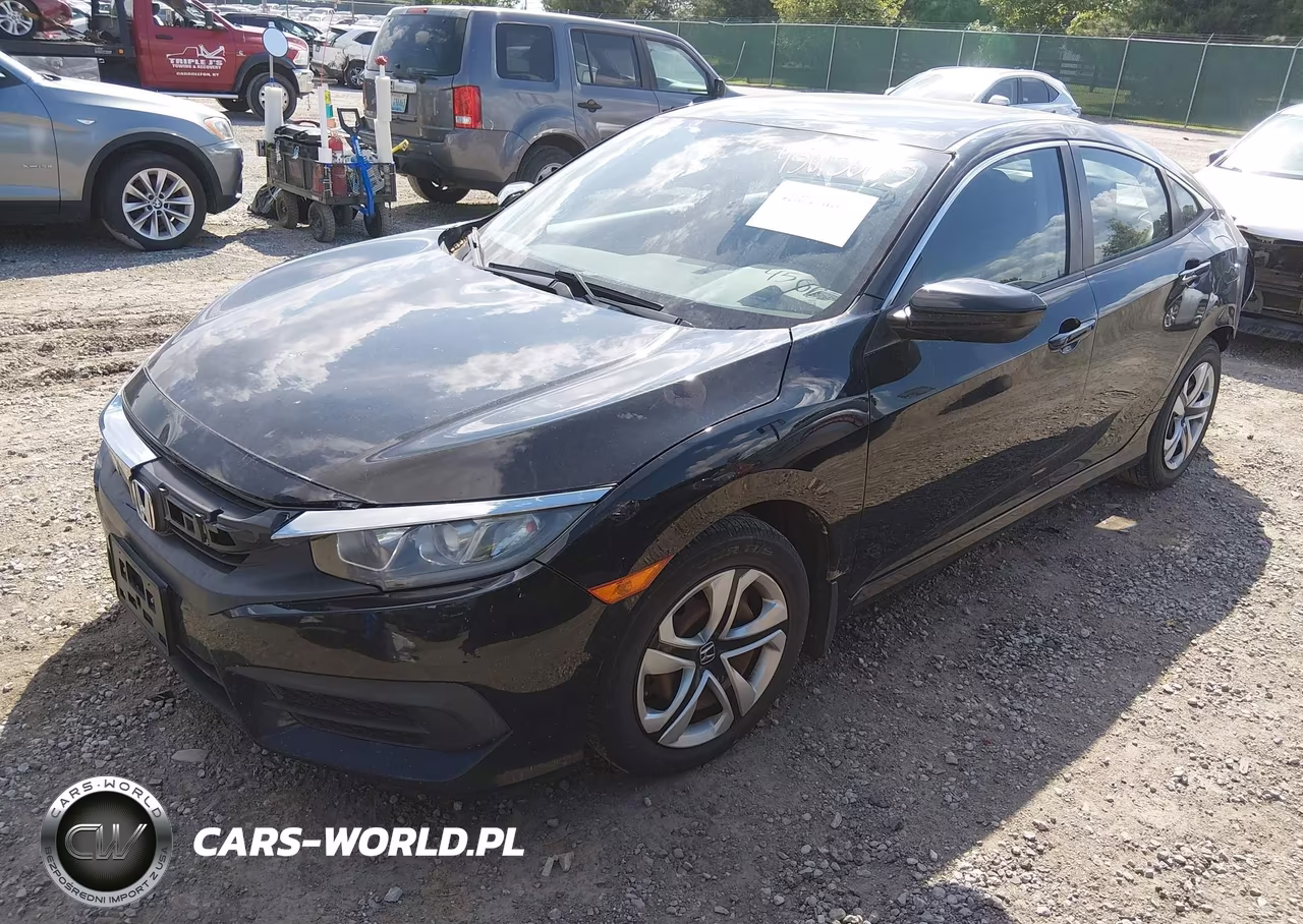 2018 Honda Civic Lx VIN:19XFC2F5XJE042426 - 2