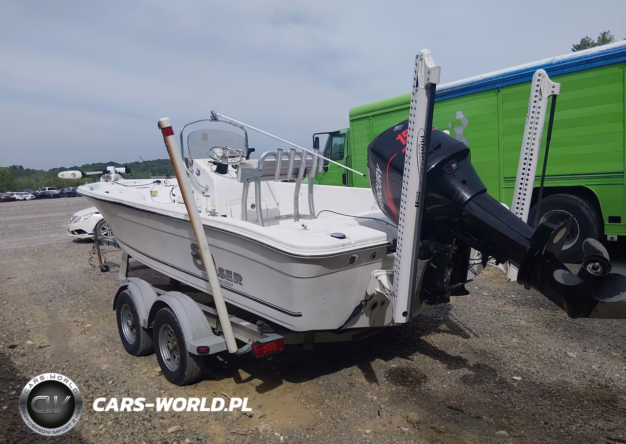 2008 Carolina Skiff Boat And Trailer VIN:EKHY0855C808 - 3