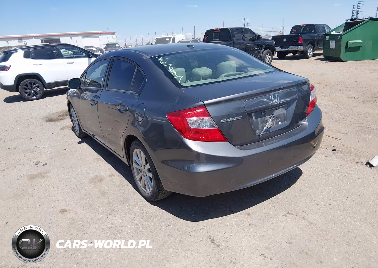2012 Honda Civic Ex VIN:19XFB2F83CE315187 - 3