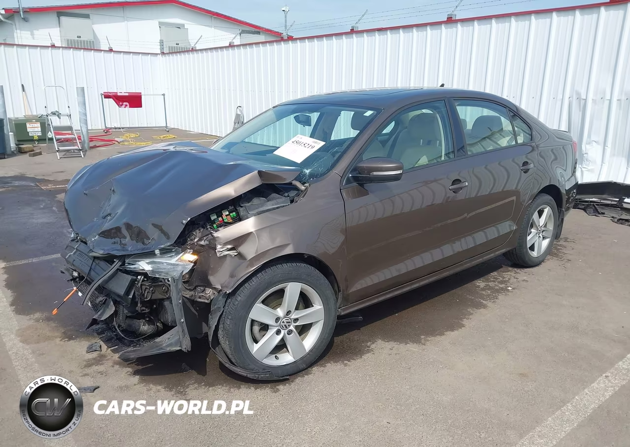 2012 Volkswagen Jetta 2.0L Tdi VIN:3VWLL7AJ3CM387839 - 2