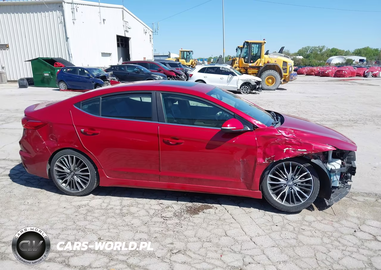 2018 Hyundai Elantra Sport VIN:KMHD04LBXJU477160 - 14