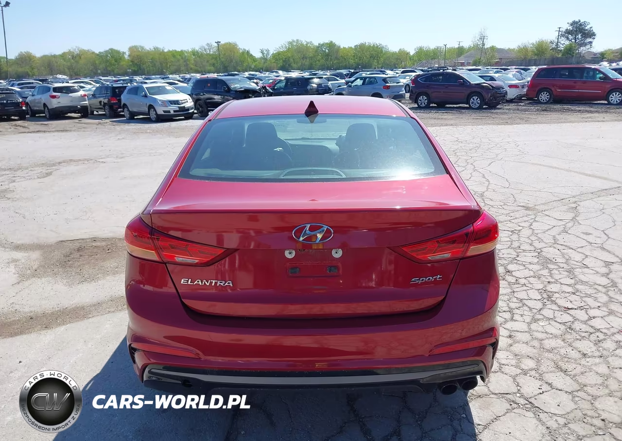 2018 Hyundai Elantra Sport VIN:KMHD04LBXJU477160 - 17