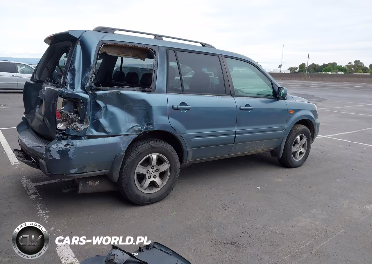 2006 Honda Pilot Ex-L VIN:5FNYF28566B032295 - 4