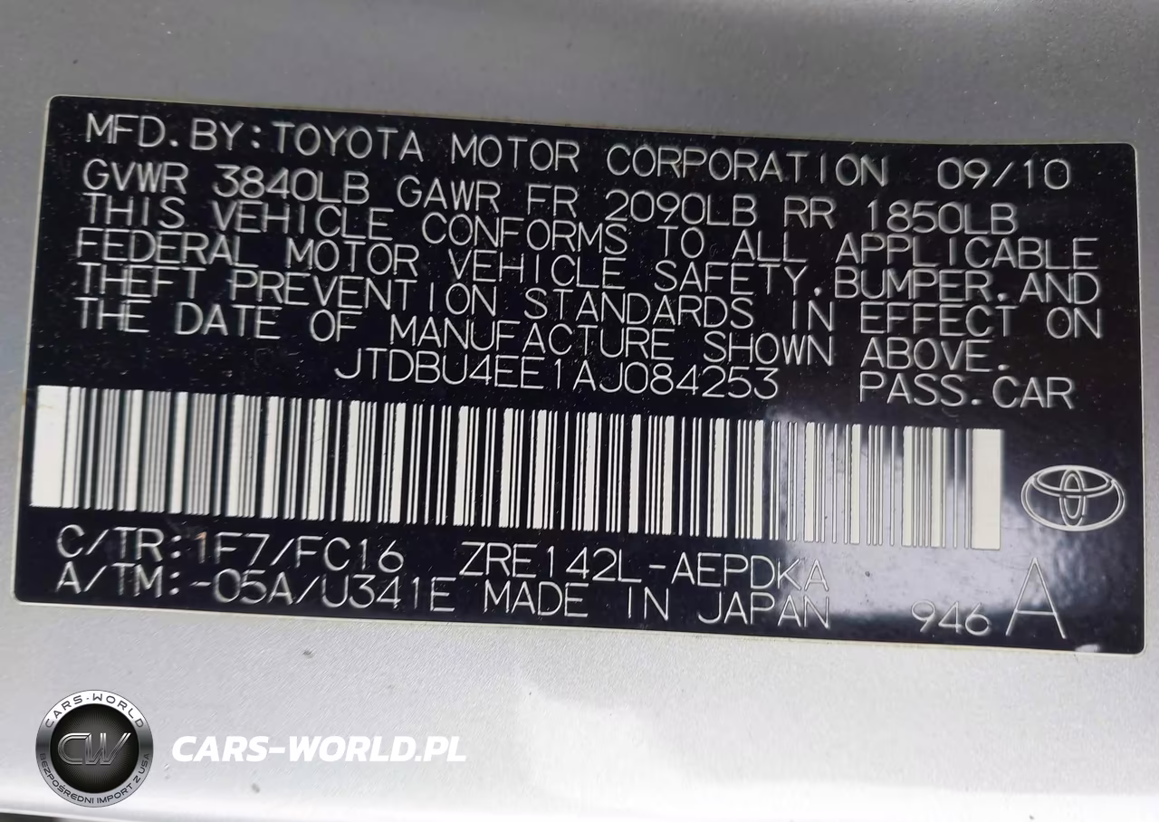 2010 Toyota Corolla Le VIN:JTDBU4EE1AJ084253 - 9