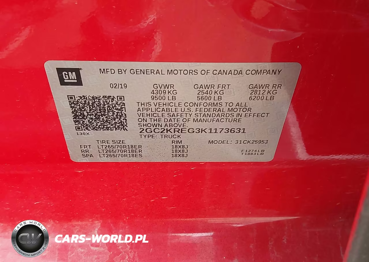 2019 Chevrolet Silverado 2500Hd Wt VIN:2GC2KREG3K1173631 - 9