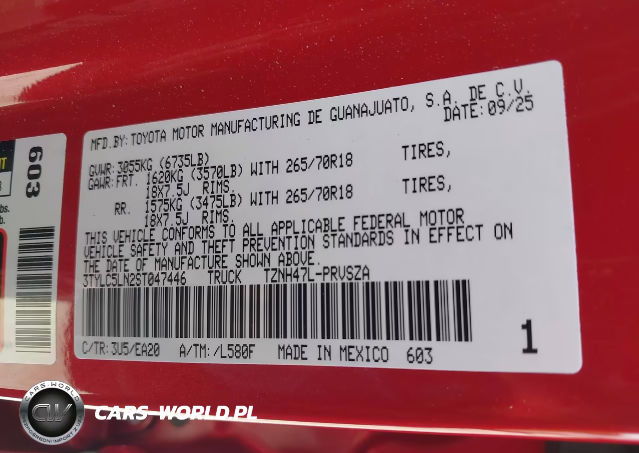 2025 Toyota Tacoma Hybrid Trd Off Road VIN:3TYLC5LN2ST047446 - 9