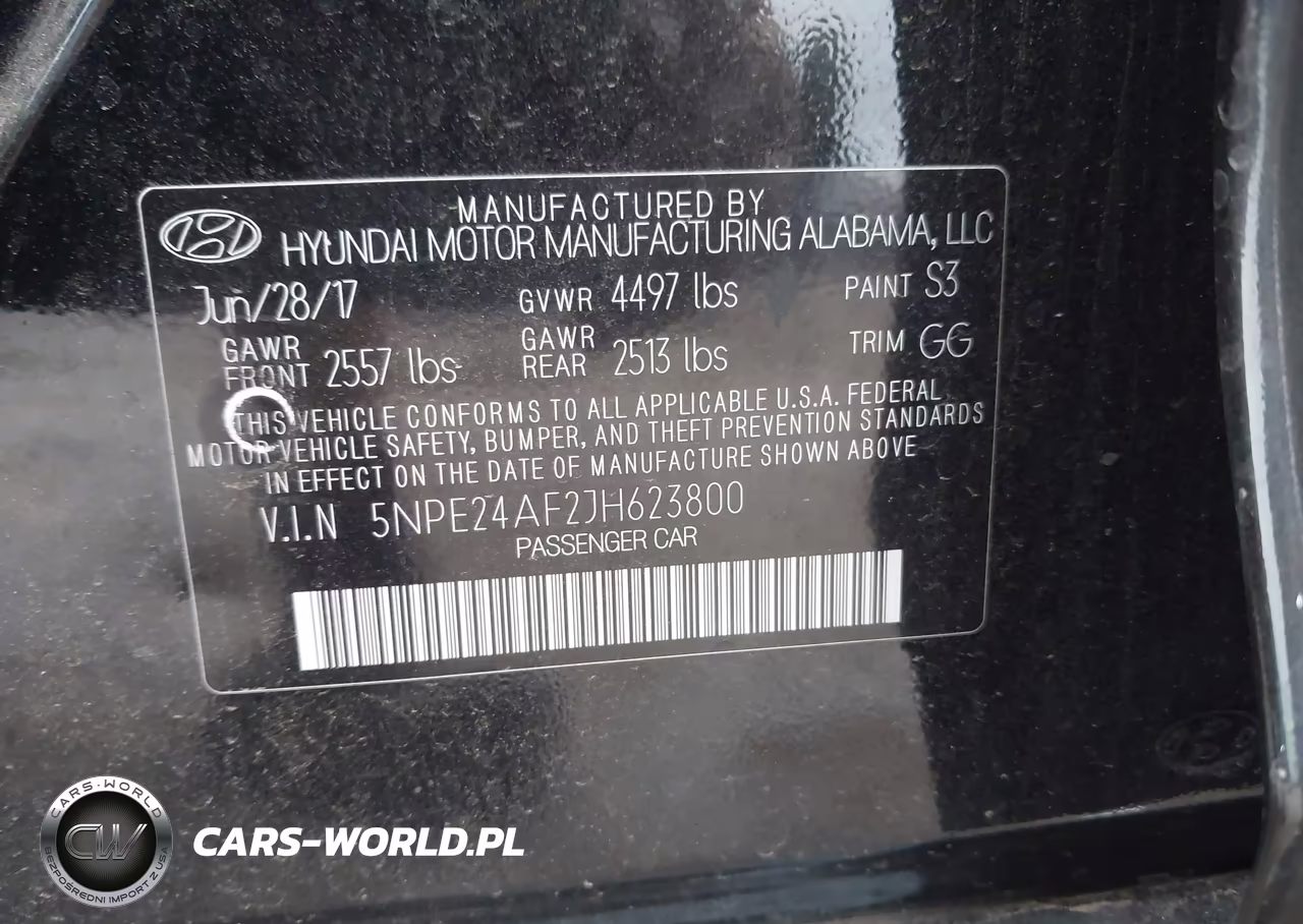 2018 Hyundai Sonata Se VIN:5NPE24AF2JH623800 - 9