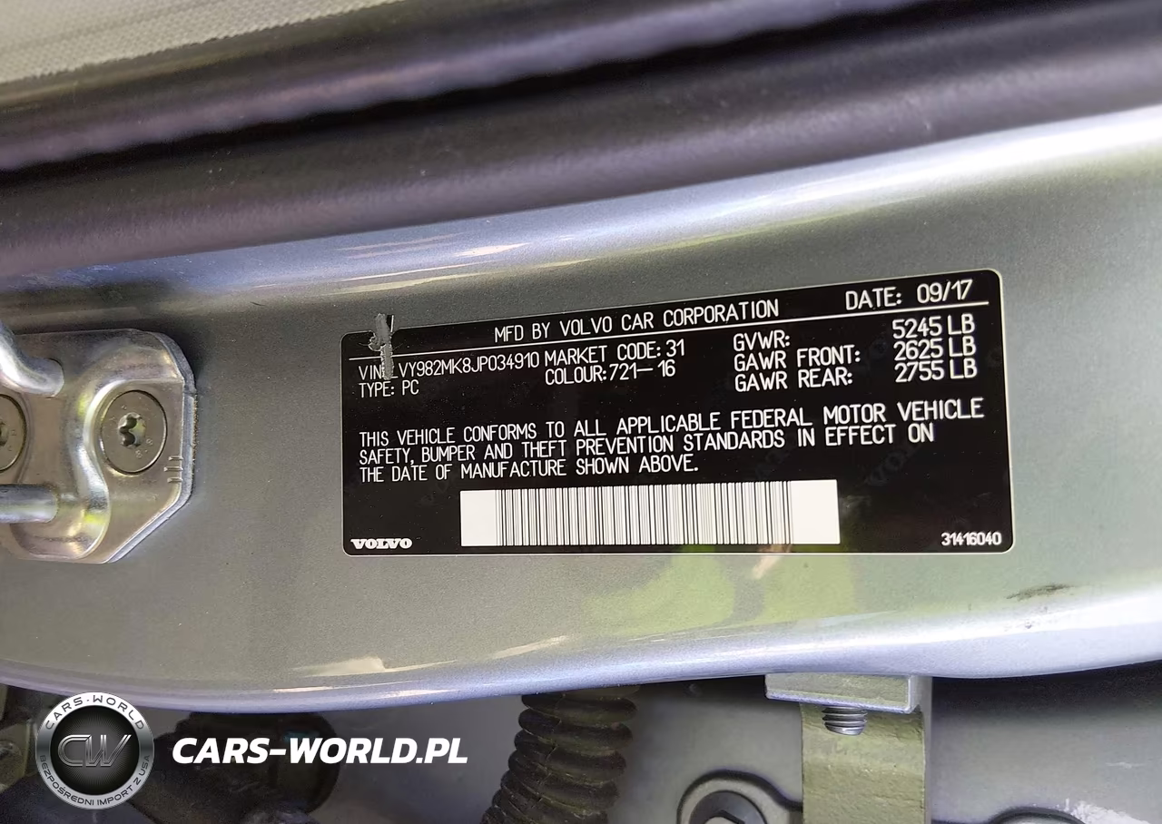 2018 Volvo S90 T5 Momentum VIN:LVY982MK8JP034910 - 9