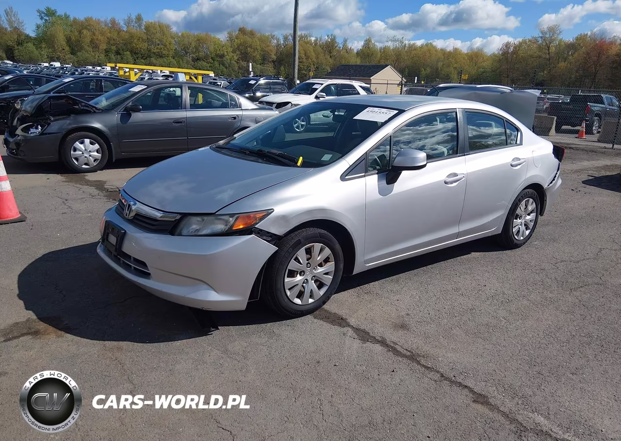 2012 Honda Civic Lx VIN:2HGFB2E56CH503795 - 2