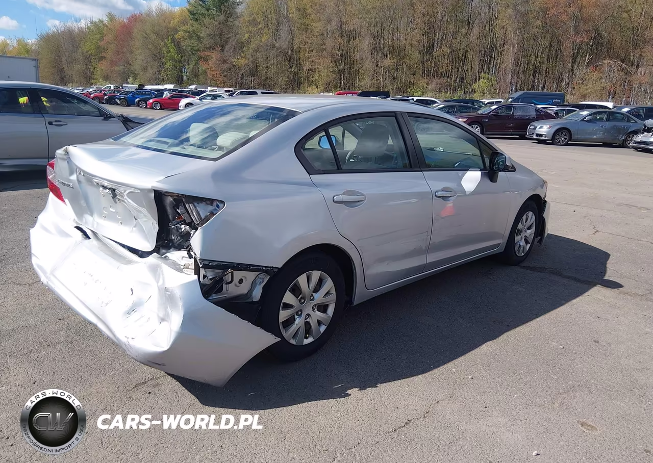 2012 Honda Civic Lx VIN:2HGFB2E56CH503795 - 4