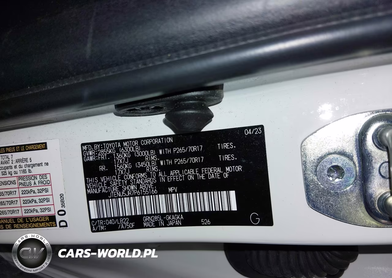 2023 Toyota 4Runner Sr5 Premium VIN:JTENU5JR7P6155166 - 9