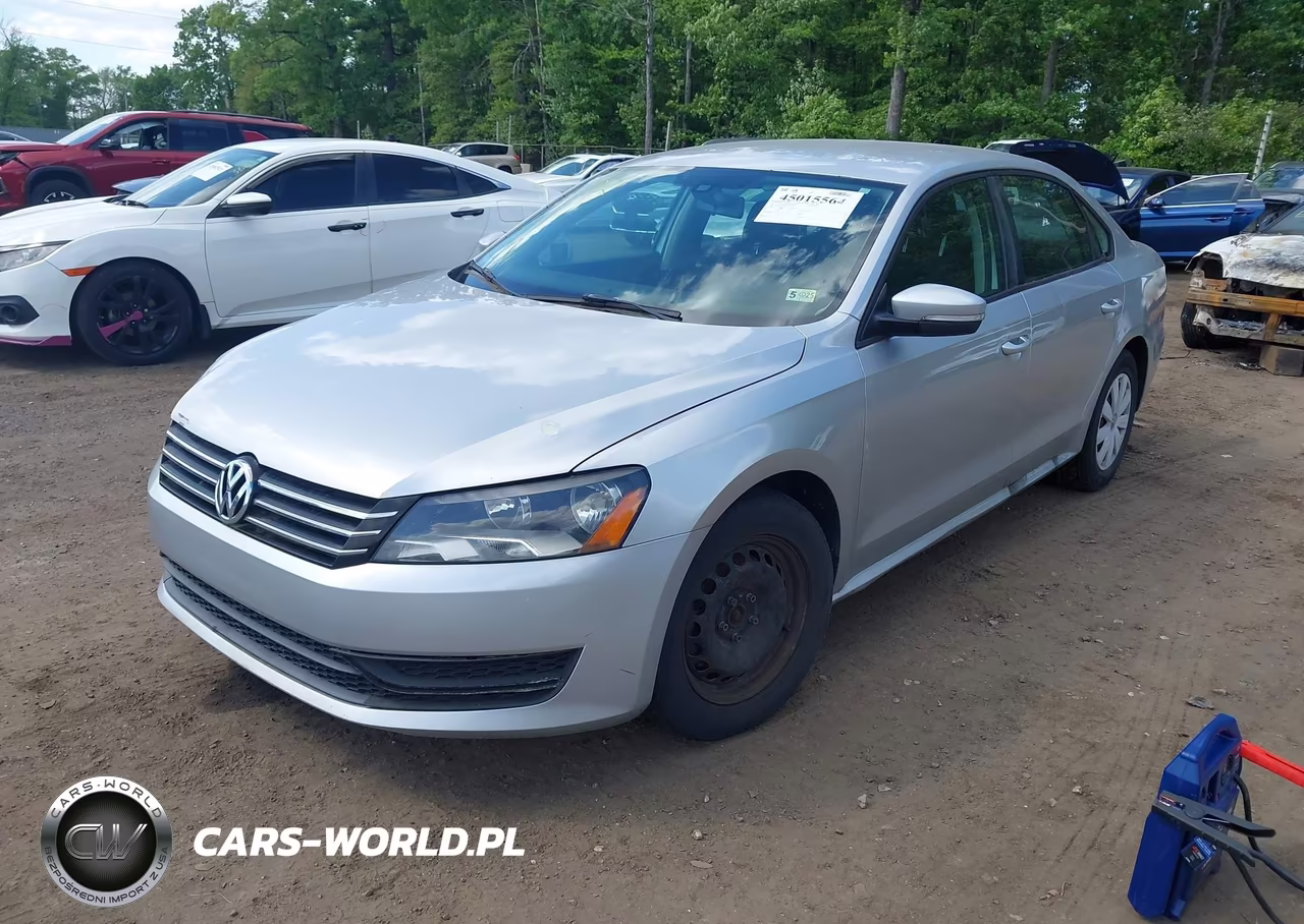 2013 Volkswagen Passat 2.5L S VIN:1VWAP7A30DC072576 - 2