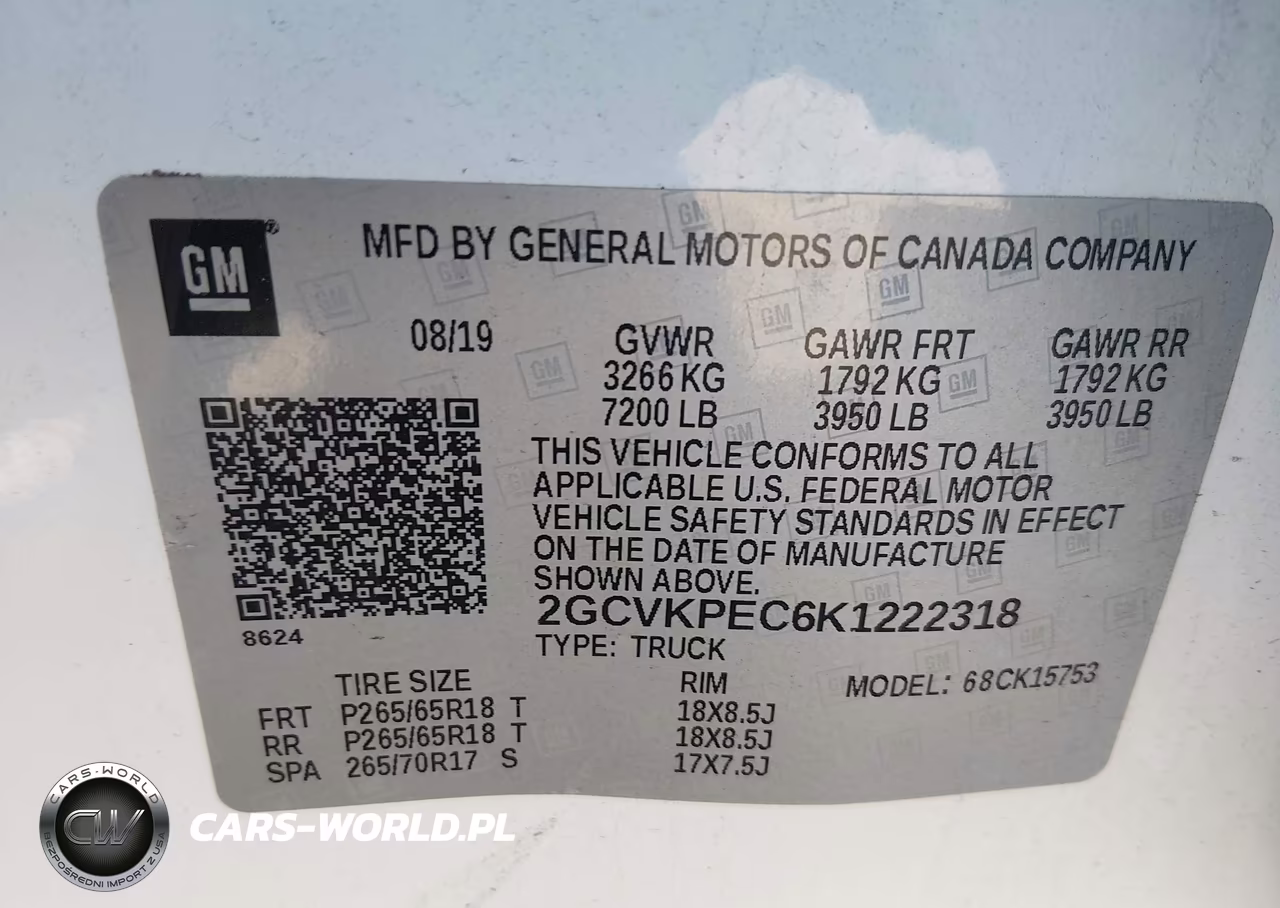 2019 Chevrolet Silverado 1500 Ld Lt VIN:2GCVKPEC6K1222318 - 9