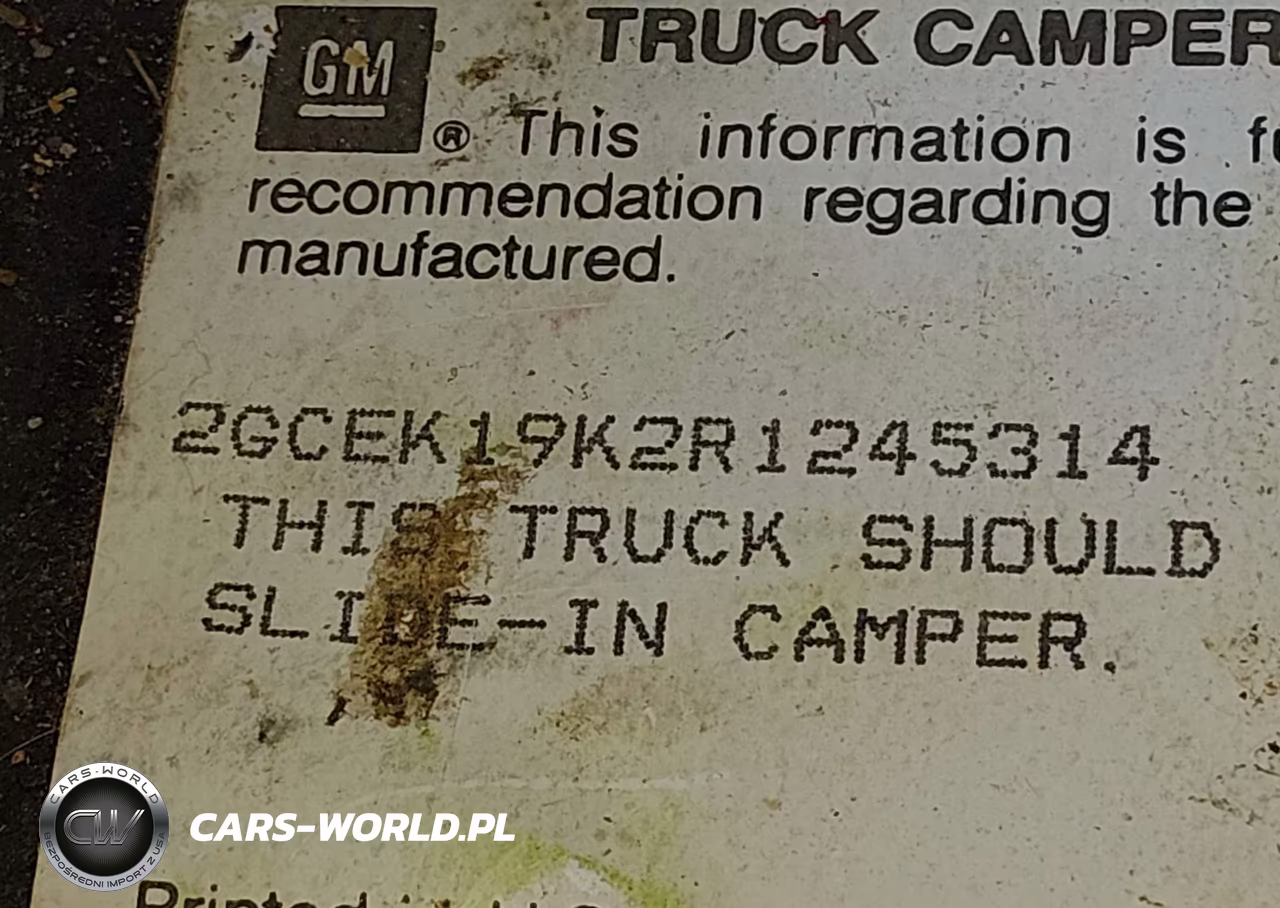 1994 Chevrolet Gmt-400 K1500 VIN:2GCEK19K2R1245314 - 9