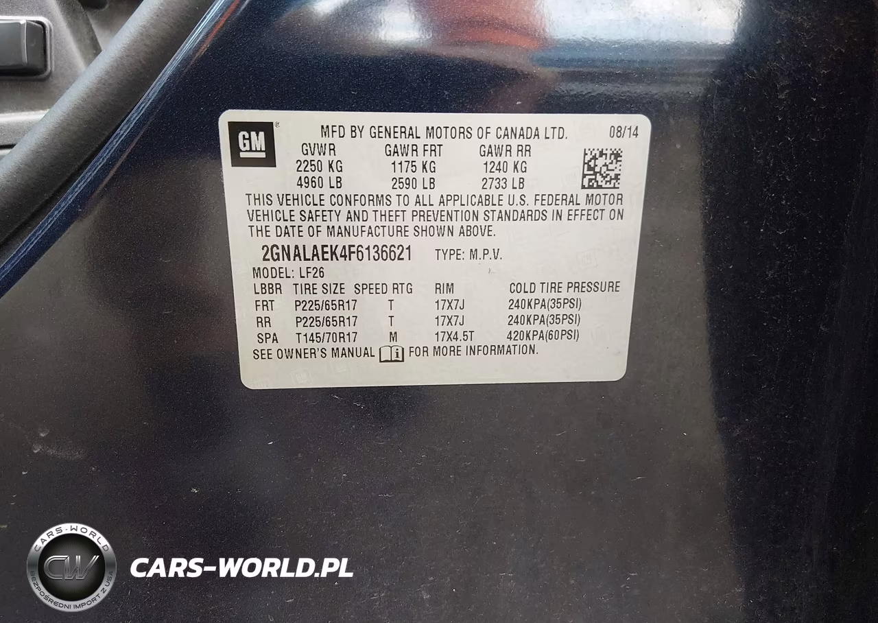 2015 Chevrolet Equinox Ls VIN:2GNALAEK4F6136621 - 9