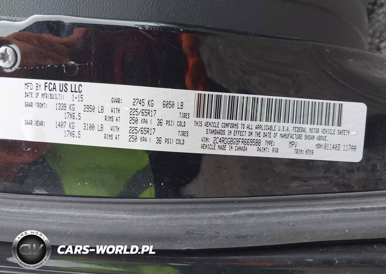 2015 Dodge Grand Caravan Se Plus VIN:2C4RDGBG9FR669588 - 9
