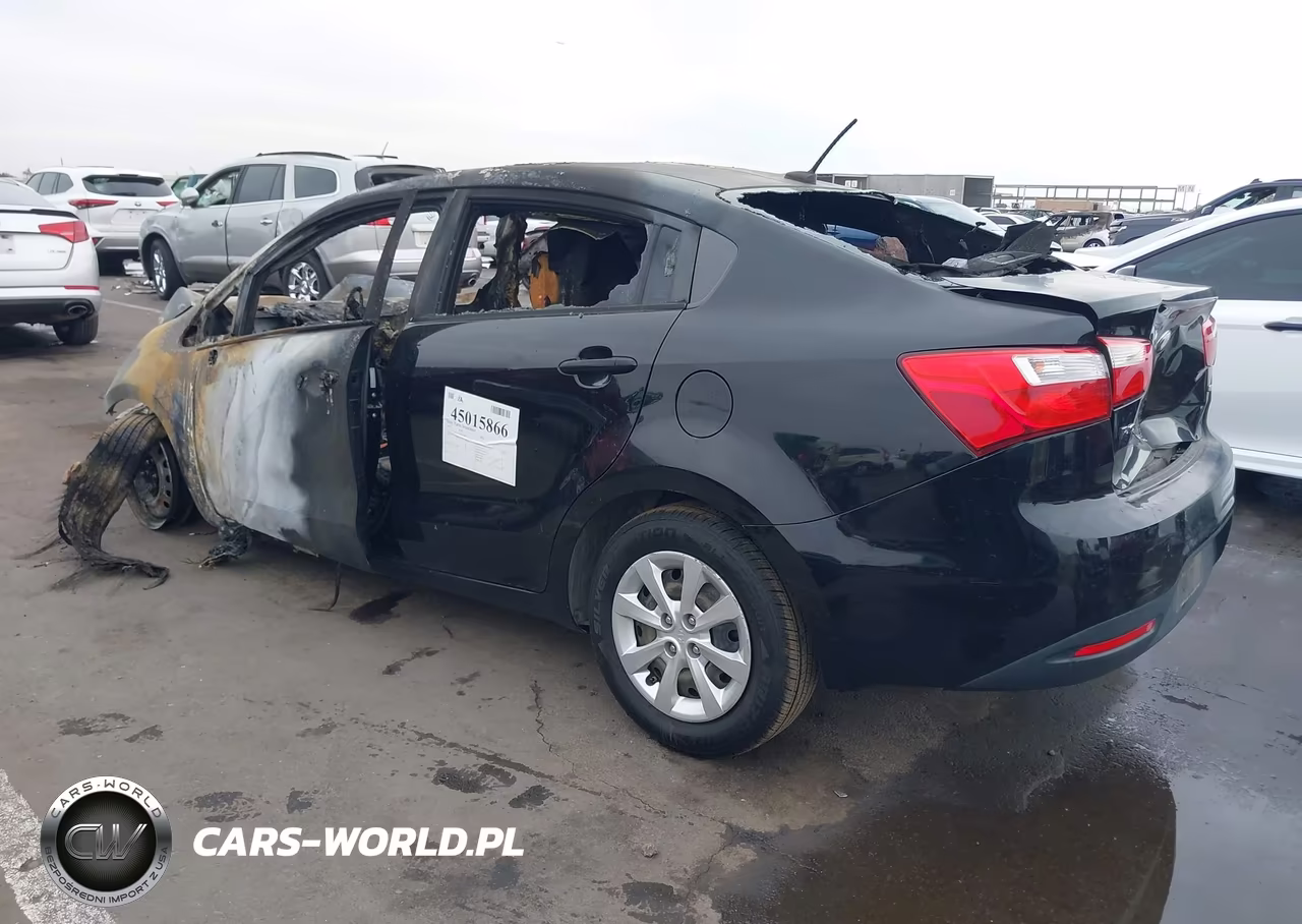 2013 Kia Rio Lx VIN:KNADM4A35D6219090 - 3
