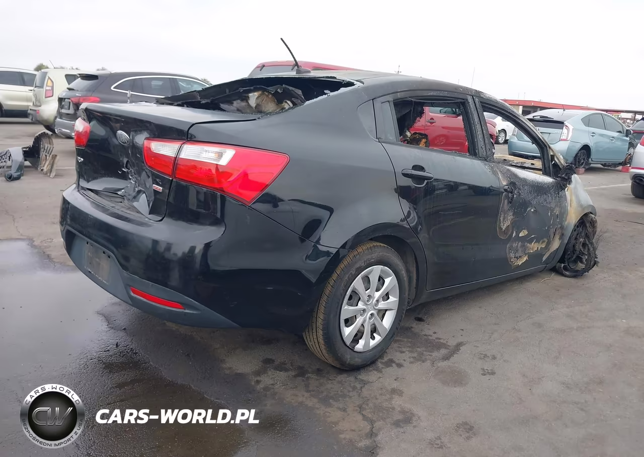 2013 Kia Rio Lx VIN:KNADM4A35D6219090 - 4