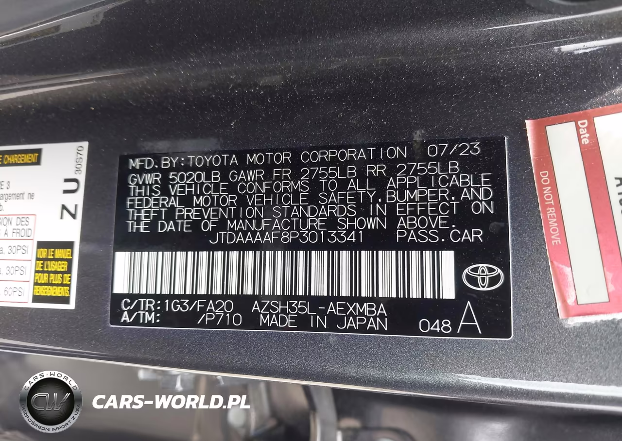 2023 Toyota Crown Xle VIN:JTDAAAAF8P3013341 - 9