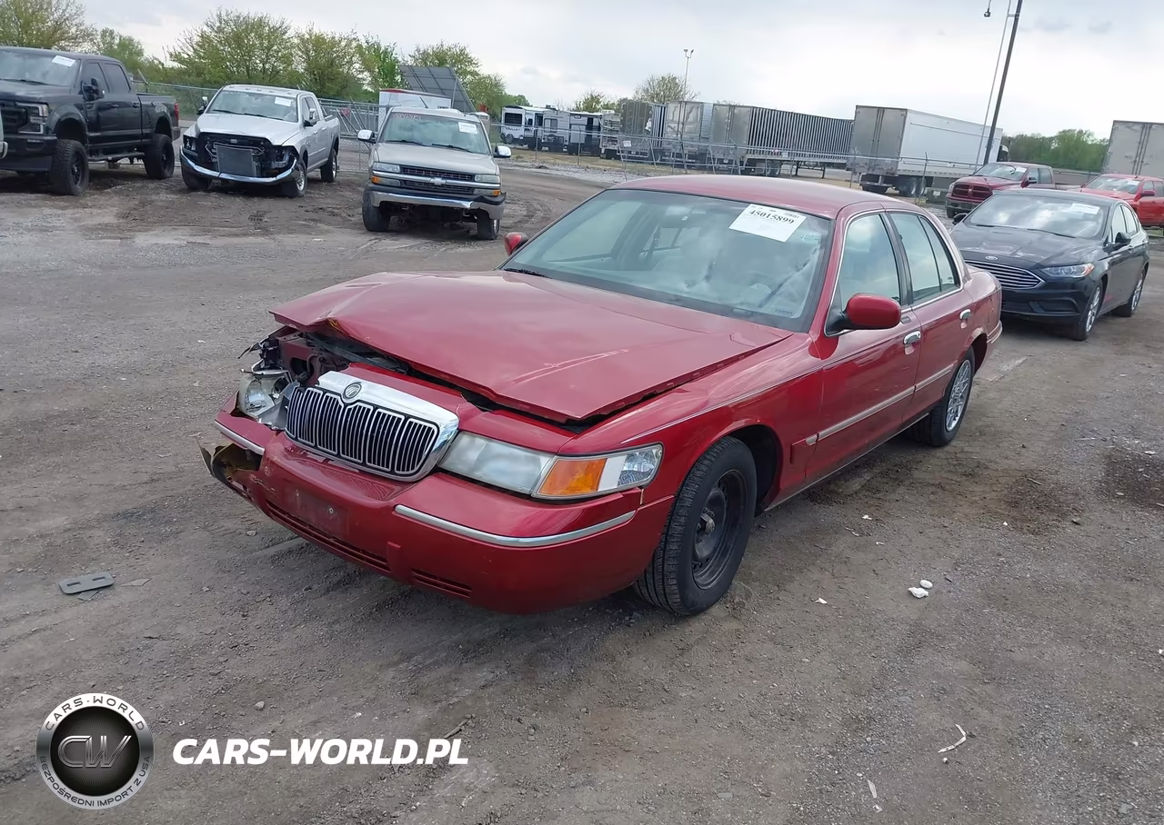 1999 Mercury Grand Marquis Gs VIN:2MEFM74W6XX727997 - 2