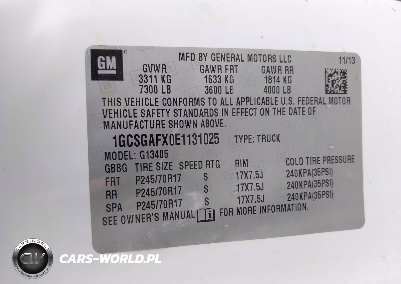 2014 Chevrolet Express 1500 Work Van VIN:1GCSGAFX0E1131025 - 9