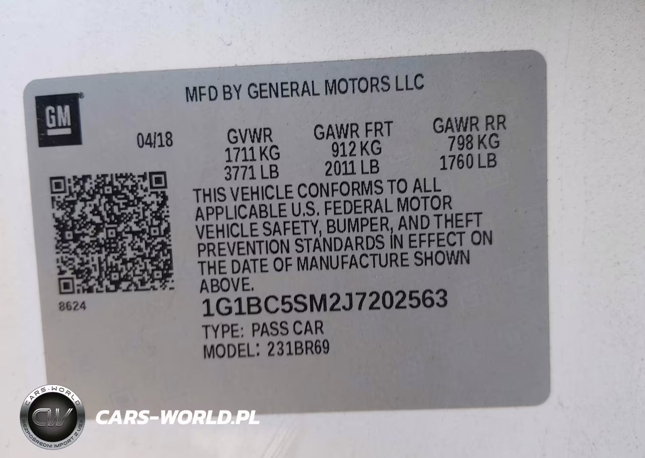 2018 Chevrolet Cruze Ls Auto VIN:1G1BC5SM2J7202563 - 9