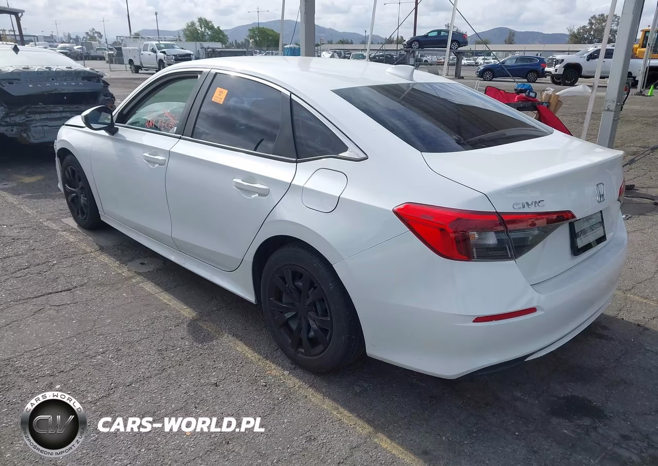 2022 Honda Civic Lx VIN:2HGFE2F28NH523089 - 3