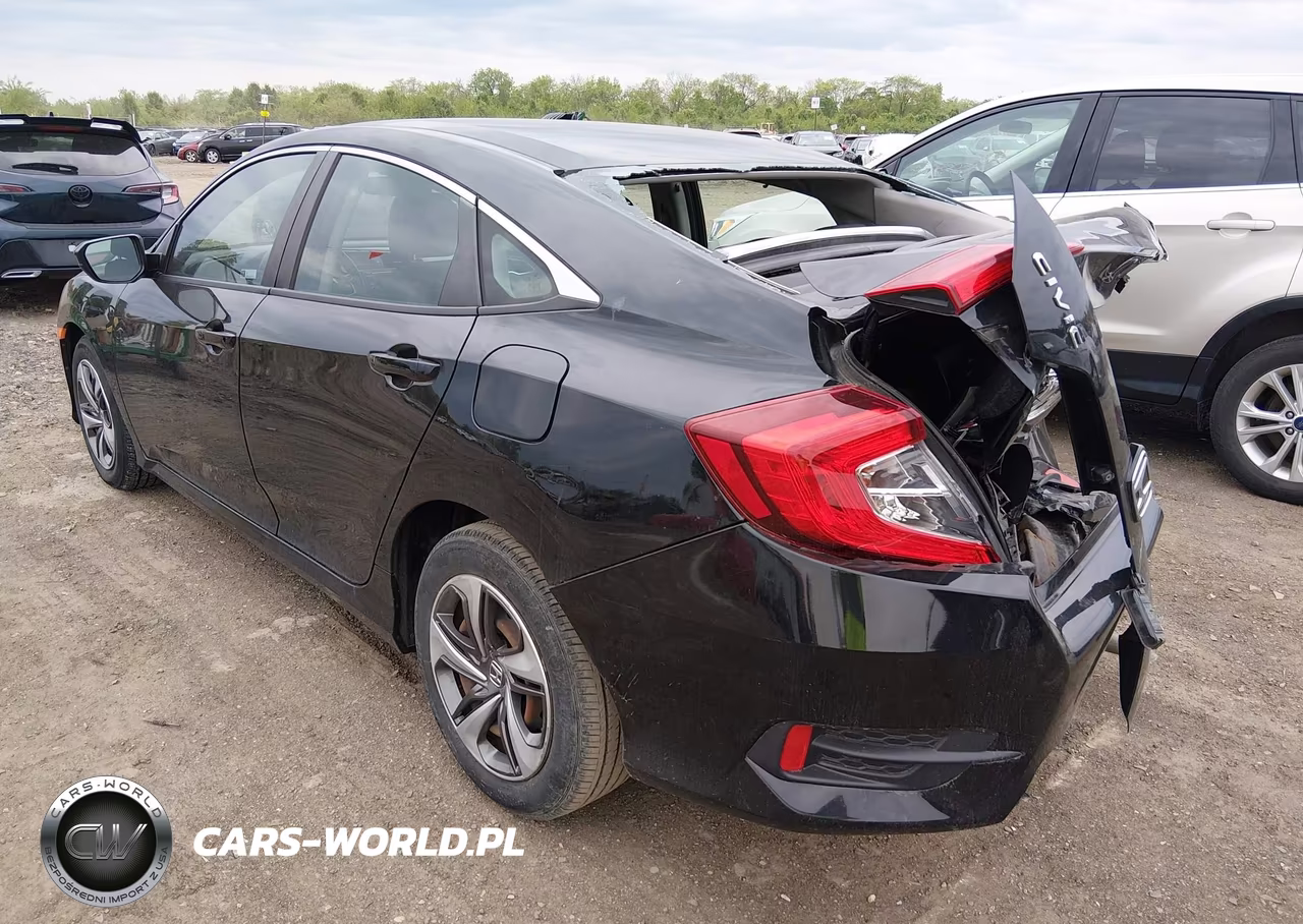 2019 Honda Civic Lx VIN:19XFC2F6XKE029444 - 3