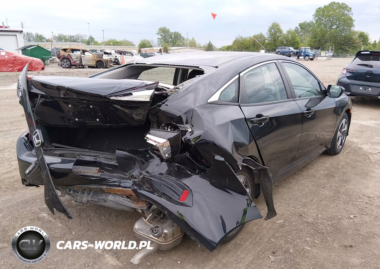2019 Honda Civic Lx VIN:19XFC2F6XKE029444 - 4