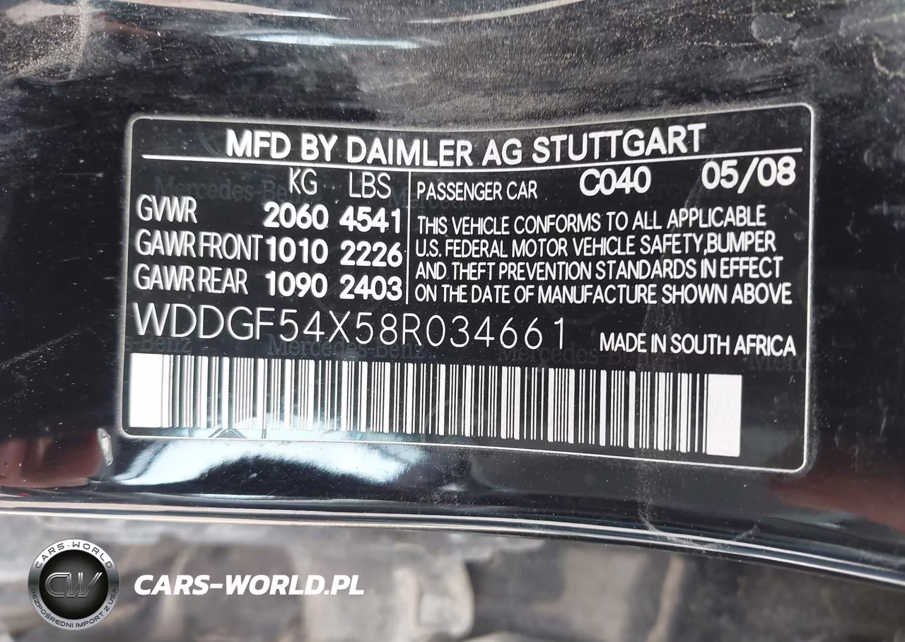 2008 Mercedes-Benz C 300 Luxury-Sport VIN:WDDGF54X58R034661 - 9