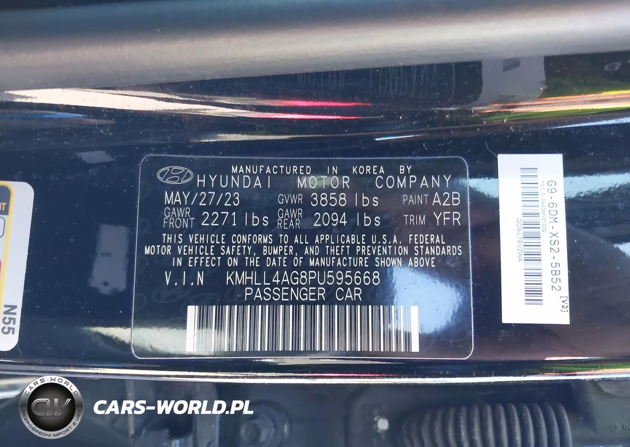 2023 Hyundai Elantra Se VIN:KMHLL4AG8PU595668 - 9