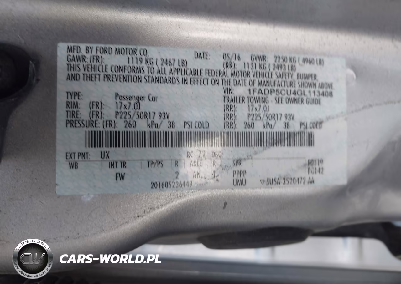 2016 Ford C-Max Energi Sel VIN:1FADP5CU4GL113408 - 9