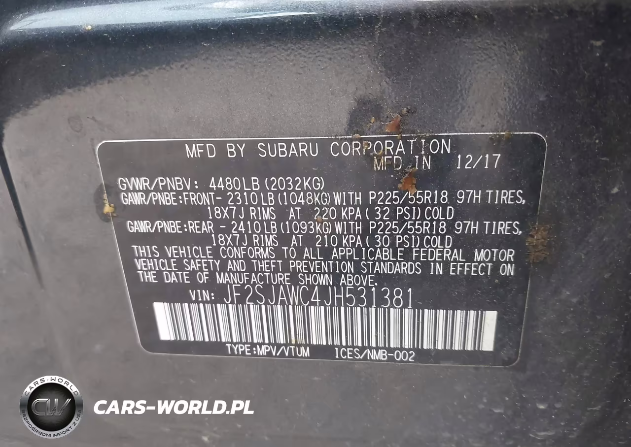 2018 Subaru Forester 2.5I Touring VIN:JF2SJAWC4JH531381 - 9