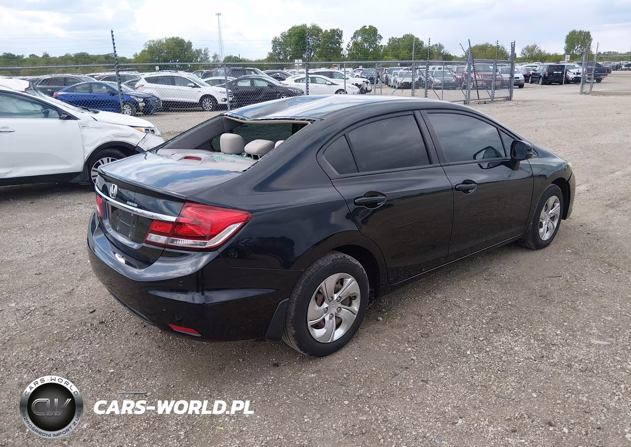 2013 Honda Civic Lx VIN:19XFB2F52DE063441 - 4