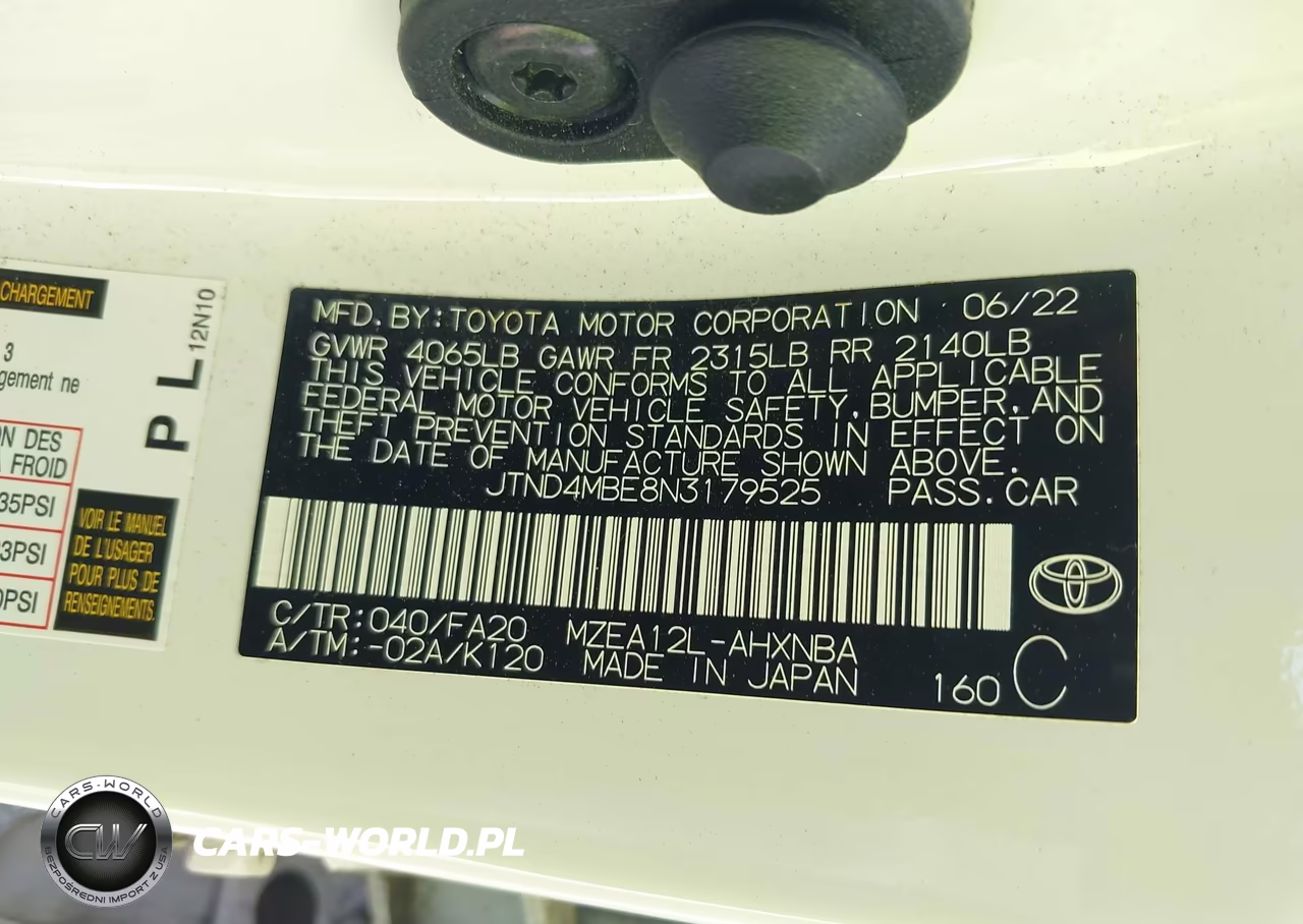 2022 Toyota Corolla Se VIN:JTND4MBE8N3179525 - 9