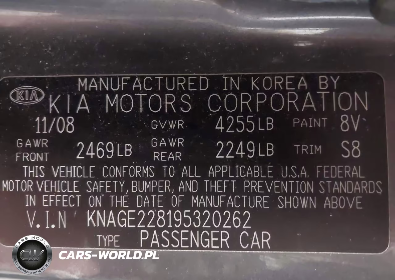 2009 Kia Optima Ex VIN:KNAGE228195320262 - 9