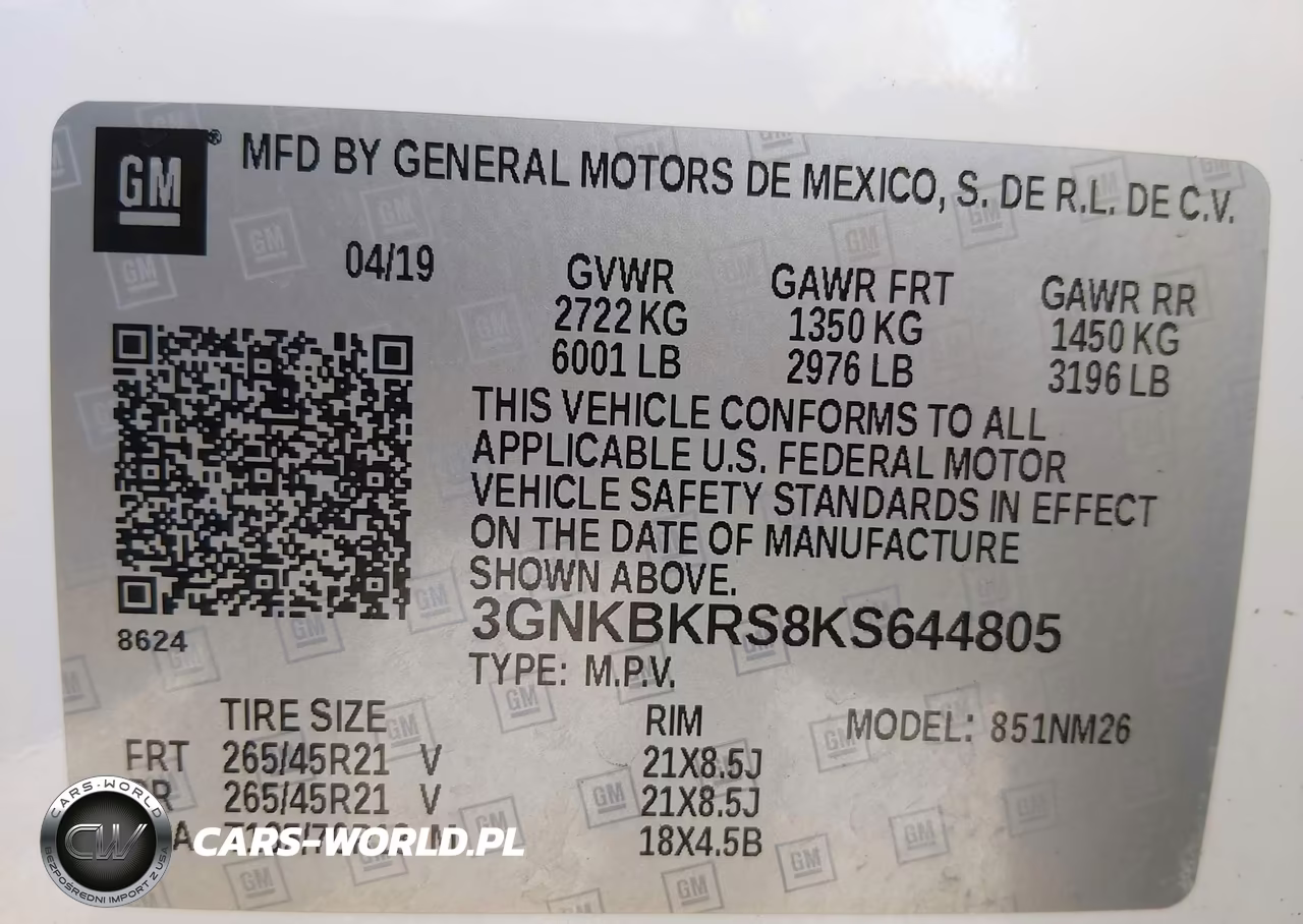 2019 Chevrolet Blazer Premier VIN:3GNKBKRS8KS644805 - 9