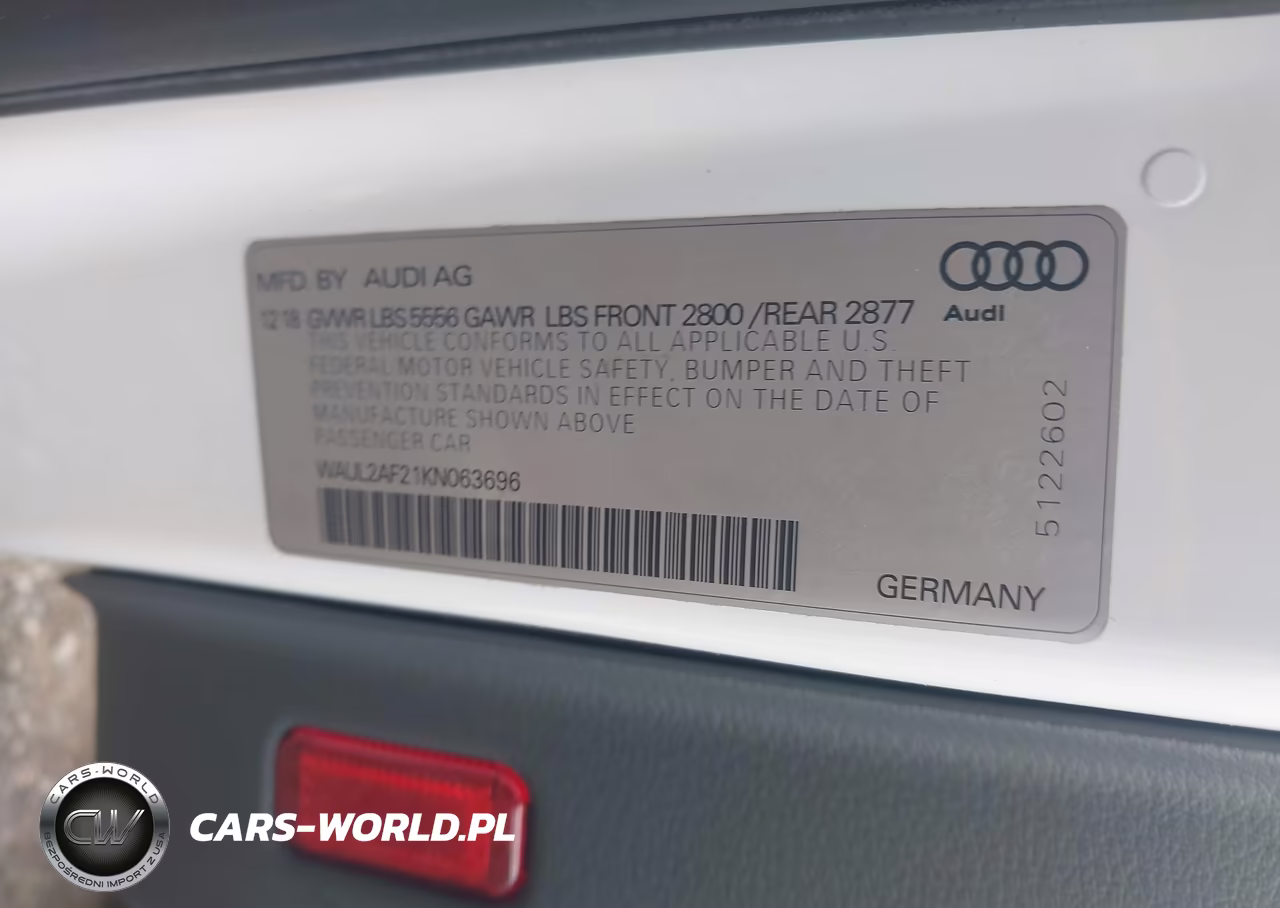 2019 Audi A6 55 Premium VIN:WAUL2AF21KN063696 - 9